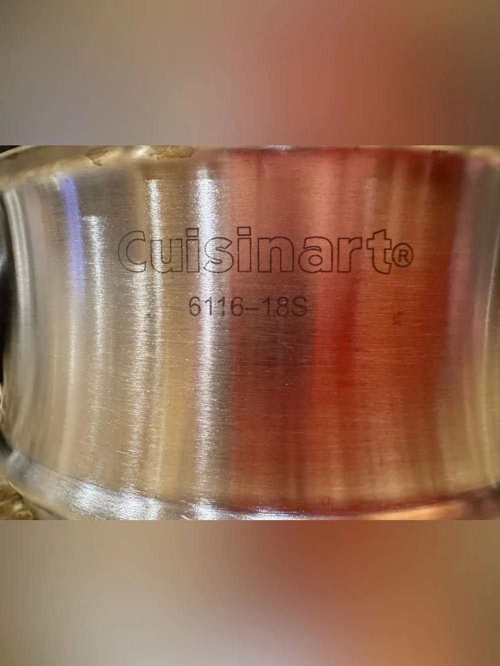 Cuisinart Stainless Steel Two-Handle Steamer/Strainer Insert 7.5” (6116-18s)